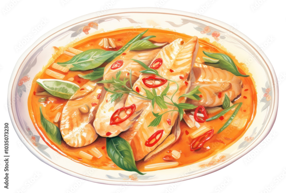 PNG Seafood curry plate table. PNG Seafood curry plate table.