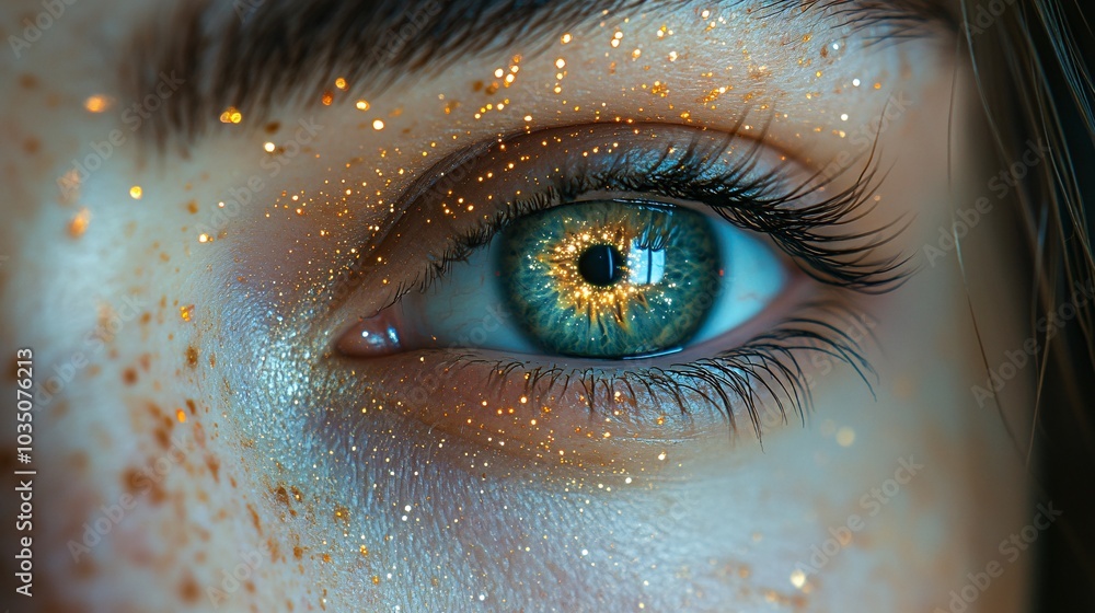Glittering Eye Reflects the Milky Way's Beauty Glittering Eye Reflects the Milky Way's Beauty