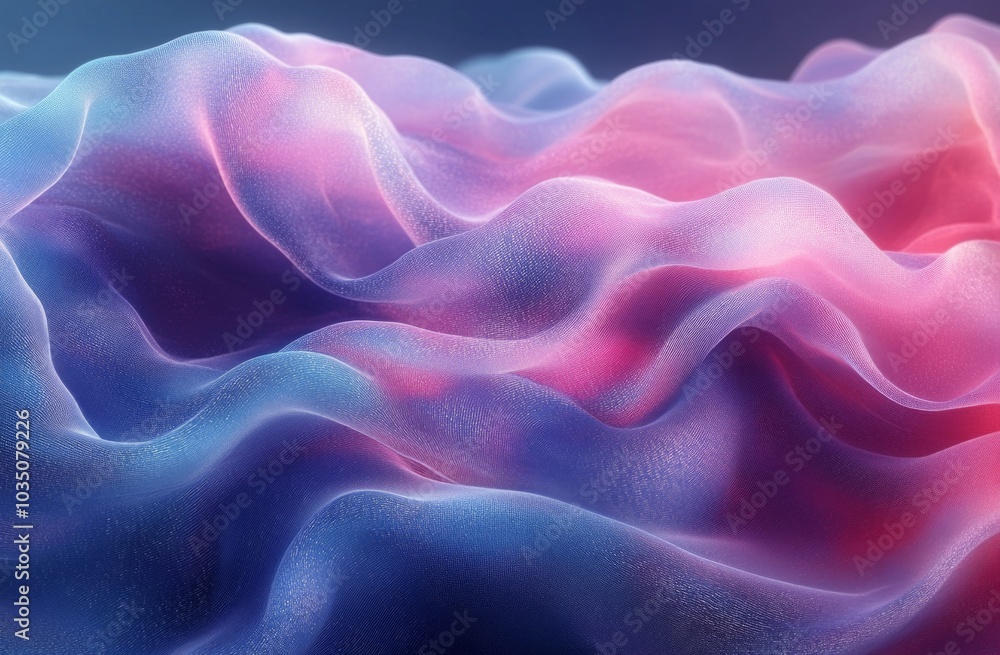 Colorful Waves: A Stunning Abstract Display of Flowing Silk in Vibrant Colors Colorful Waves: A Stunning Abstract Display of Flowing Silk in Vibrant Colors