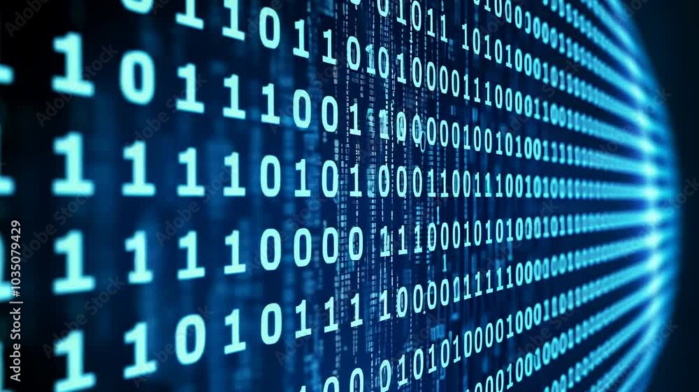 Binary Code Background. Binary Code Background.