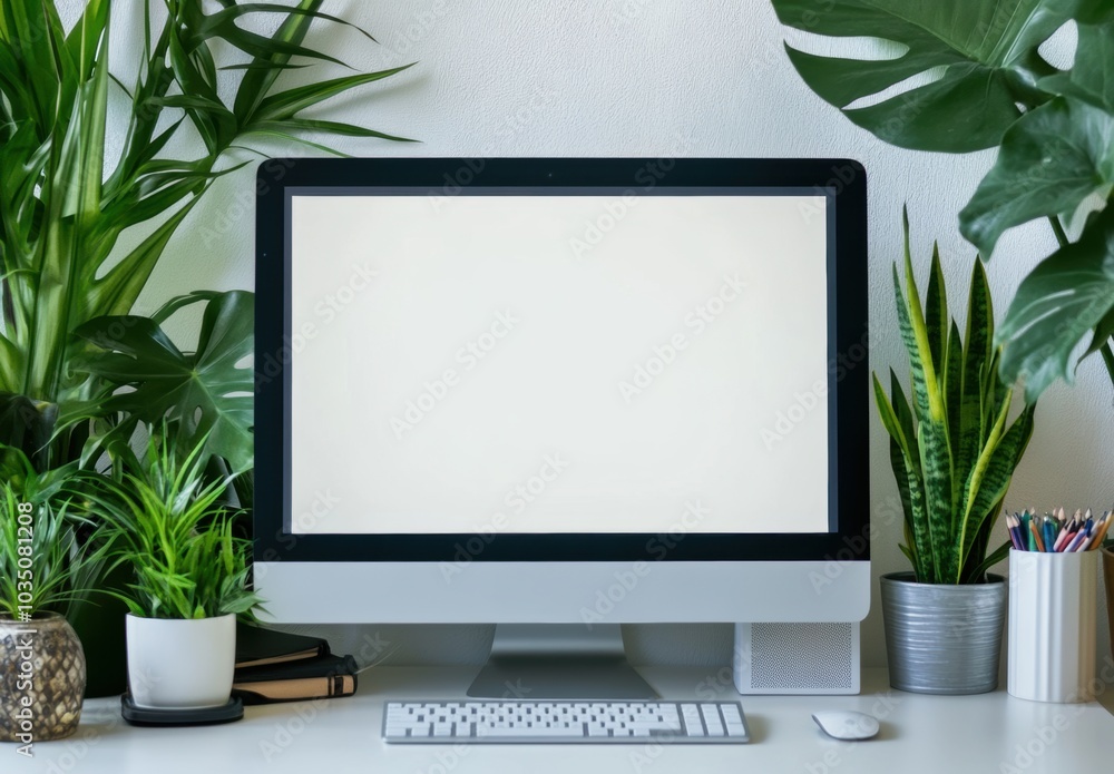 Computer and Plants. Computer and Plants.