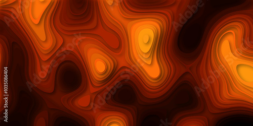 Modern abstract multilayer multicolored waves of three-dimensional paper background of papercut origami Background, abstract art composition in geometric papercut style minimalistic concept design.