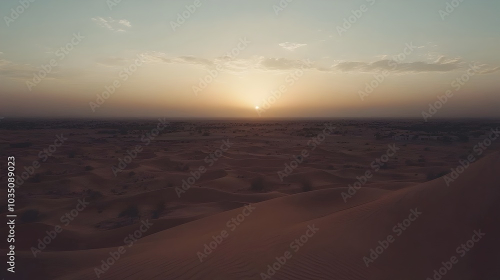 A serene and picturesque desert landscape with rolling sand dunes basking in the warm glow of a golden sunset The minimalist yet captivating scene exudes a sense of solitude and peacefulness A serene and picturesque desert landscape with rolling sand dunes basking in the warm glow of a golden sunset The minimalist yet captivating scene exudes a sense of solitude and peacefulness
