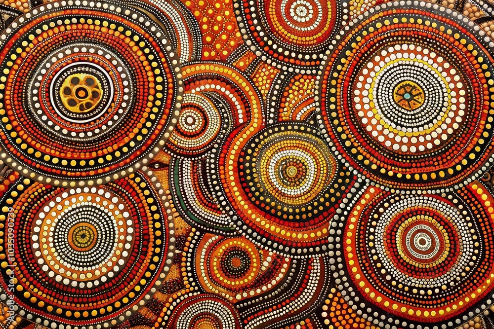 seamless pattern with circles seamless pattern with circles