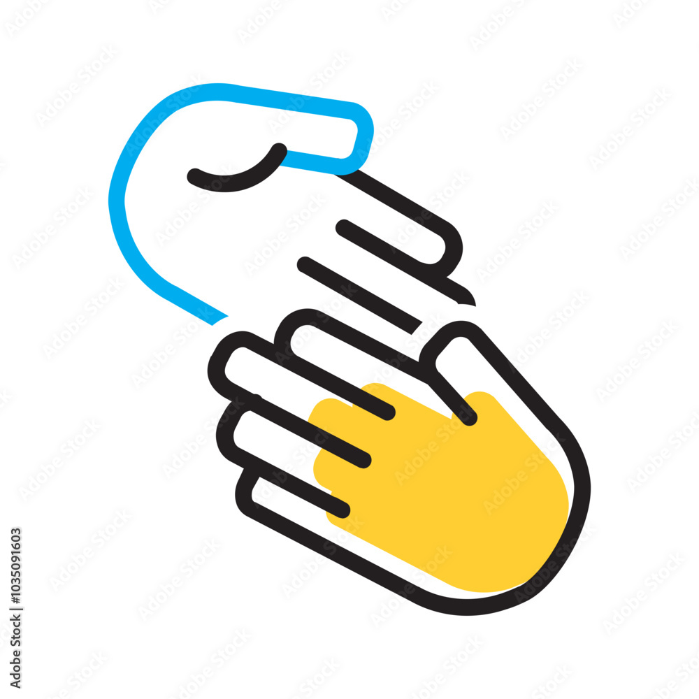 Obraz premium Vector multicolor icon for Join us