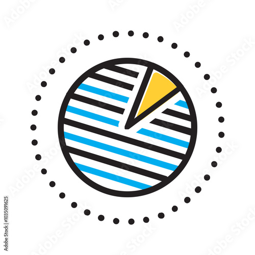 Vector multicolor icon for Large quantity