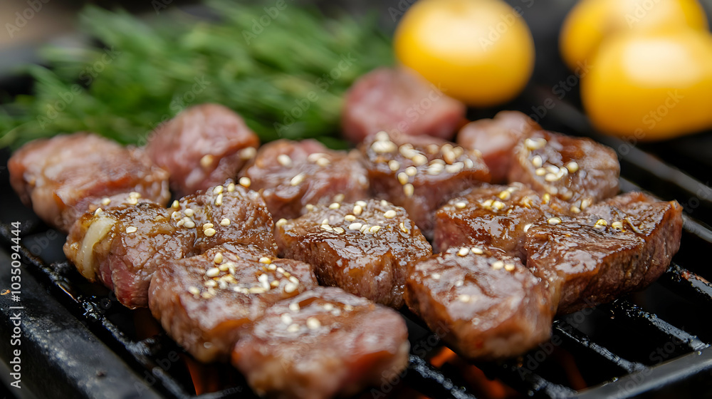 Grilled Sesame Beef Cubes: A Delicious and Easy Recipe Grilled Sesame Beef Cubes: A Delicious and Easy Recipe