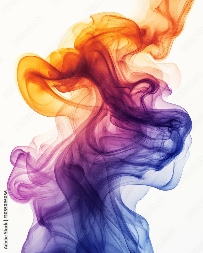 Dynamic clouds of colored smoke in motion, twisting and blending into a seamless, vibrant flow, Dynamic clouds of colored smoke in motion, twisting and blending into a seamless, vibrant flow,