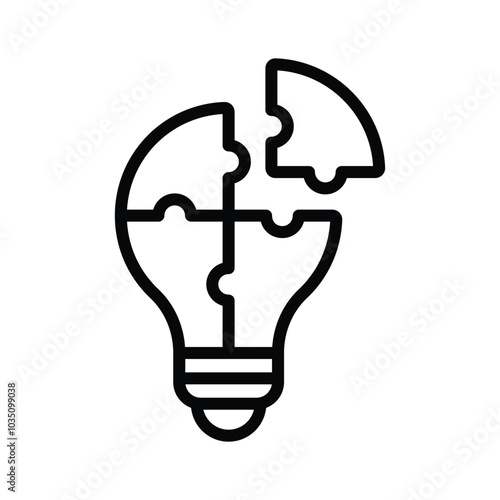 Get a glimpse of problem solving icon in modern style