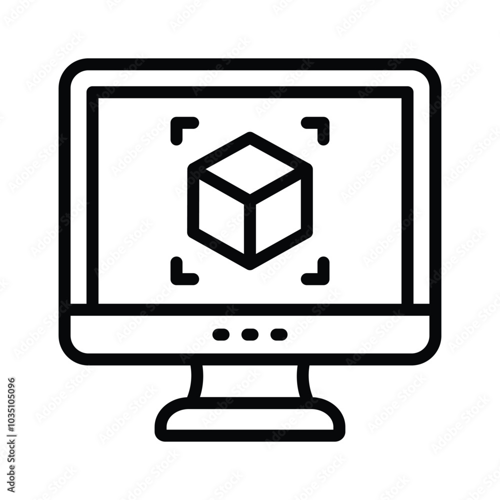 Grab this beautifully designed 3d modeling vector Grab this beautifully designed 3d modeling vector