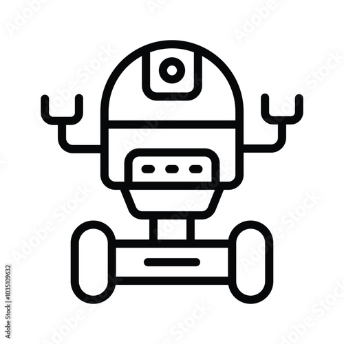 Take a look at this creatively designed space rover vector