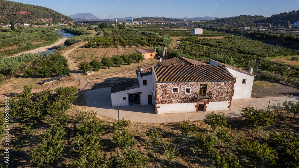 Obraz premium village in the mountains