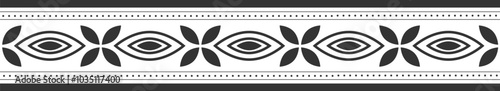 Beautiful line ornamental border
