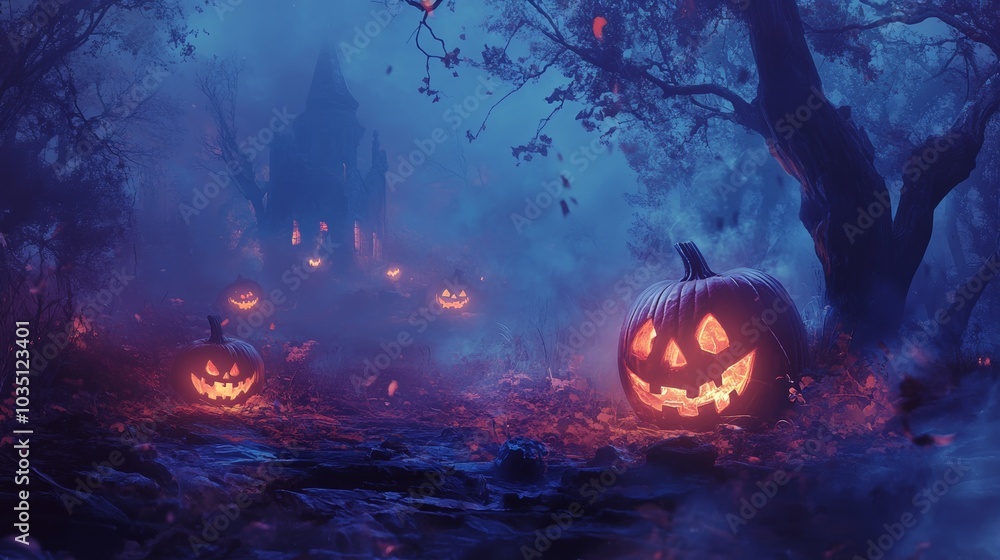 Halloween Night in the Haunted Forest Halloween Night in the Haunted Forest