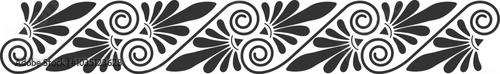Beautiful line ornamental border