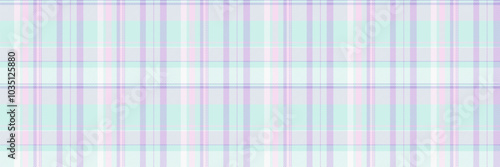 Machinery texture background fabric, clothing textile plaid check. String seamless pattern vector tartan in light and white colors.