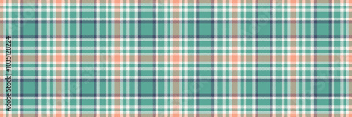 Strong seamless pattern fabric, mixed tartan background textile. Oriental texture vector check plaid in teal and white colors.