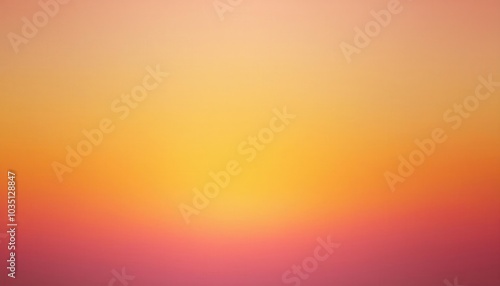 Peaceful Sunset Gradient Background. Warm Peach, Golden, and Soft Pink Tones Evoking Tranquility and Calm. Perfect for Website Headers, Posters, Marketing Banners, Minimalist Designs with Copy Space