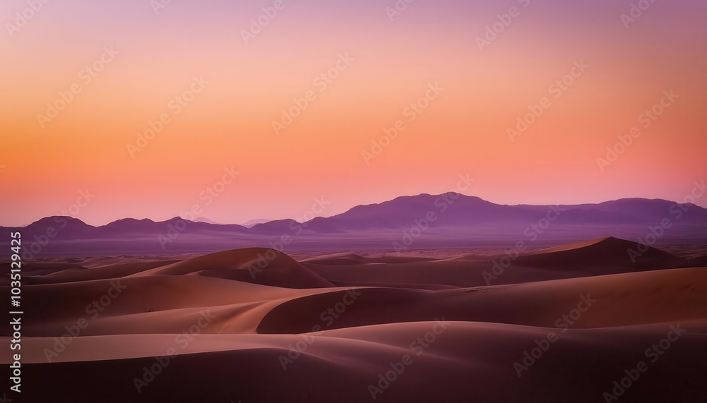 Golden Sand Dunes at Sunset. Serene Desert Landscape with Rolling Shadows, Soft Light, and Distant Horizon, Ideal for Travel Posters, Background Textures, Website Banners with Ample Copy Space
