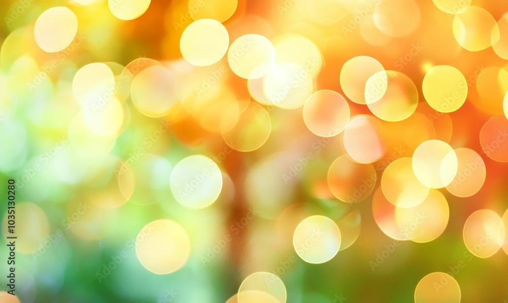Abstract bokeh background with yellow and green tones. Abstract bokeh background with yellow and green tones.