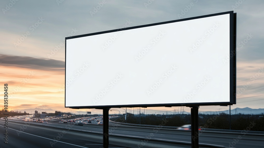 Empty billboard scene Empty billboard scene