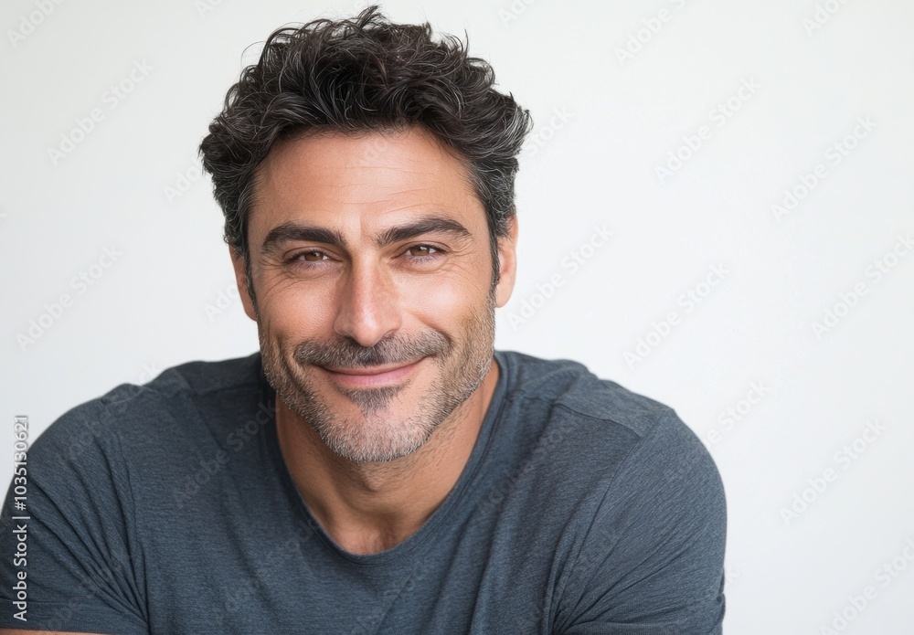 Happy Man Portrait. Happy Man Portrait.