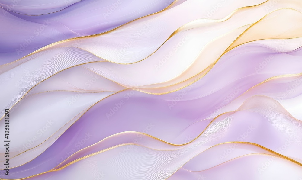 Obraz premium Abstract pink background with golden lines.