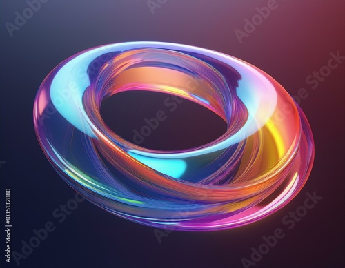 Glow effect. Ribbon flare. Abstract rotational border lines. Power energy. LED glare tape. Luminous sci-fi. Shining neon lights cosmic abstract frame. Magic design round frame. Swirl trail effect.