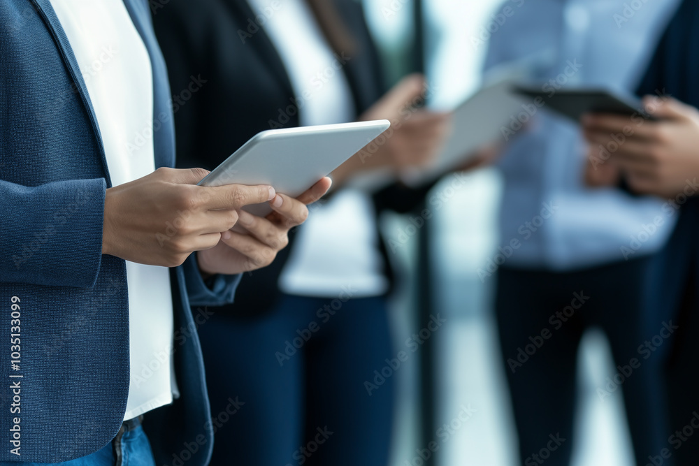business people working in a corporate office business people working in a corporate office