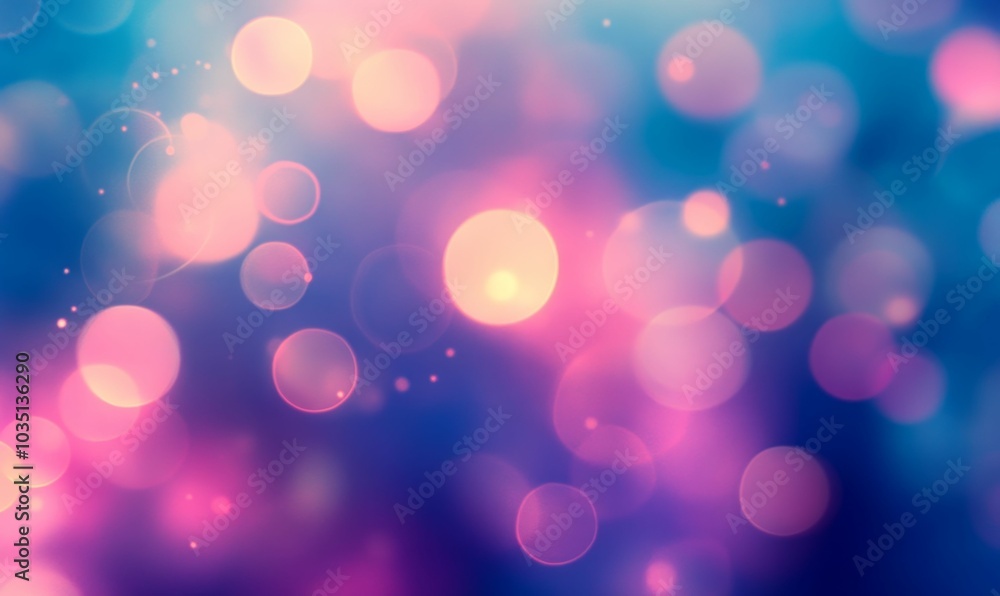 Blurred background with pink and blue lights. Blurred background with pink and blue lights.