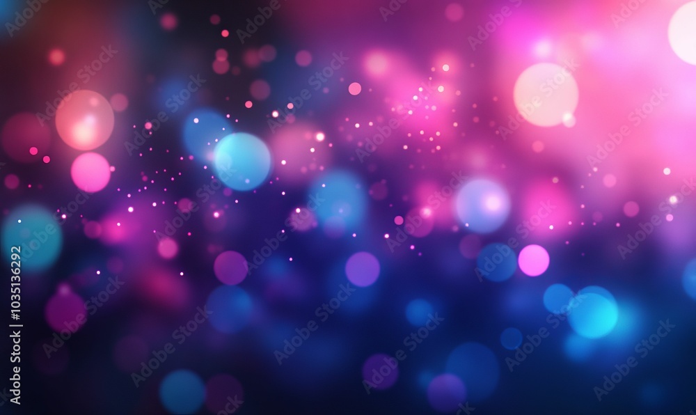 Pink and blue blurry bokeh lights. Pink and blue blurry bokeh lights.