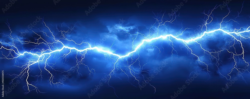 Bright 3D Illustrations of Jagged Lightning Bolts Bright 3D Illustrations of Jagged Lightning Bolts