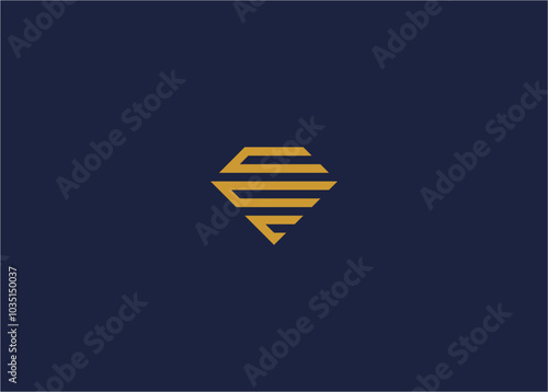 letter ccc with diamond logo icon design vector design template inspiration photo