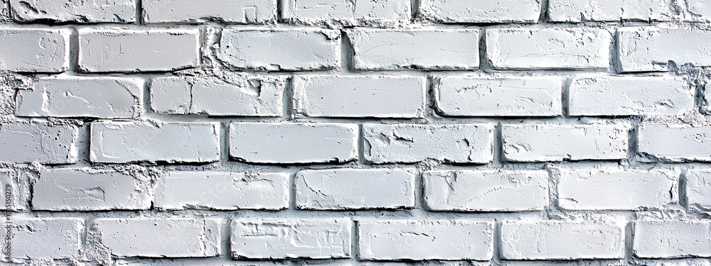 Abstract white brick wall background, with a white painted old brick texture suitable for use in design, banners, posters, or packaging Abstract white brick wall background, with a white painted old brick texture suitable for use in design, banners, posters, or packaging