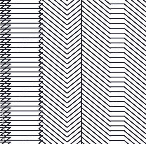 Striped texture with bending paths.