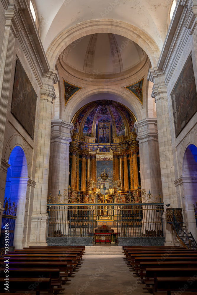 Fototapeta premium Uclés Monastery in Uclés, Cuenca, Castilla la Mancha, Spain