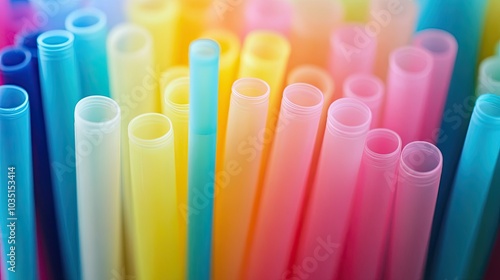 Drinking straws. Drinking Straw Day, January 3. Background, banner, wallpaper photo