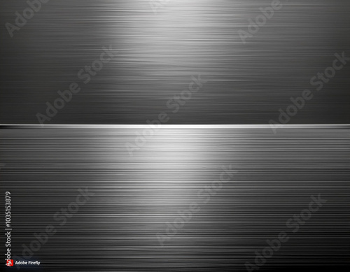 Abstract gray gradient metallic texture. Vector background.