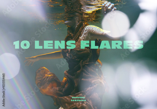 10 Lens Flare Overlay Texture