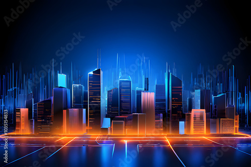 abstract city background