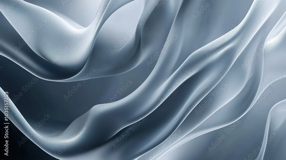 Obraz premium Soft Flowing Fabric in Subtle Tones