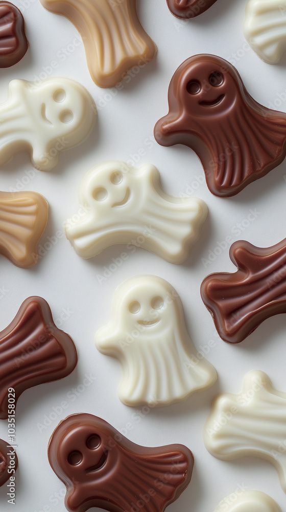 할로윈 유령 모양 초콜렛