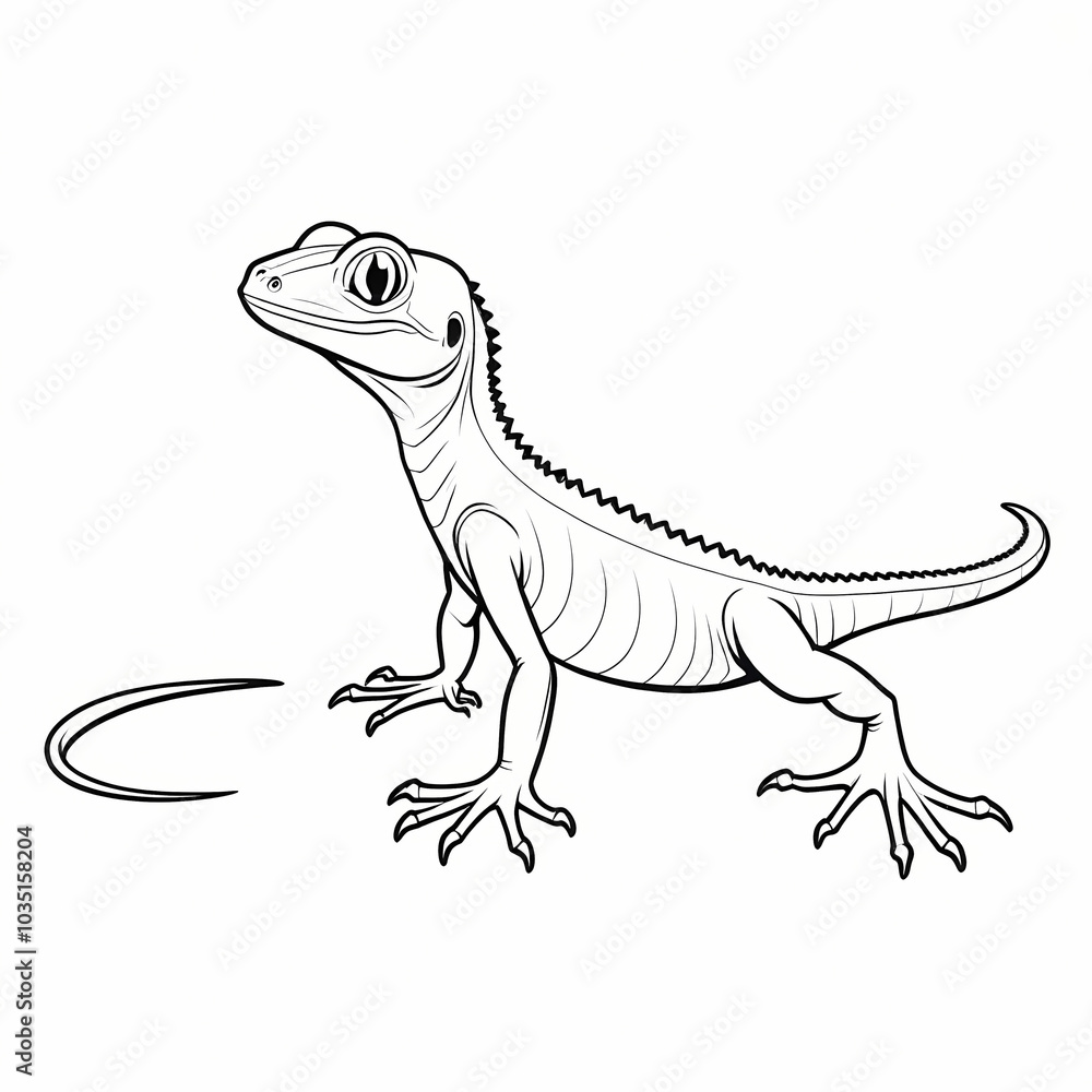illustration of a chameleon illustration of a chameleon