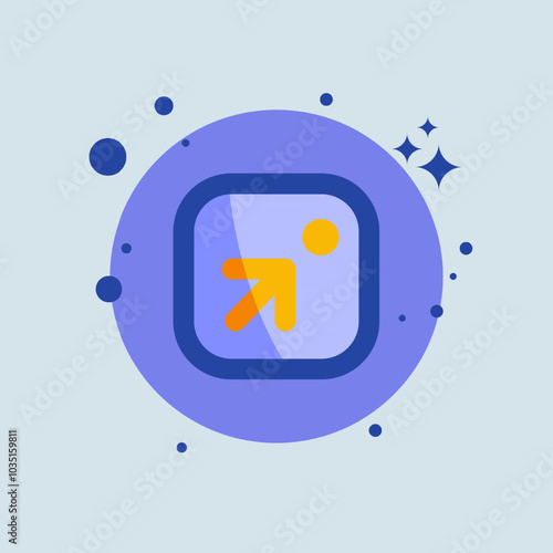 Target flat illustration. Goal signs vector illustration.