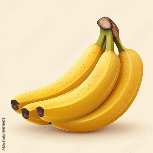 vector illustration ofbananas photo