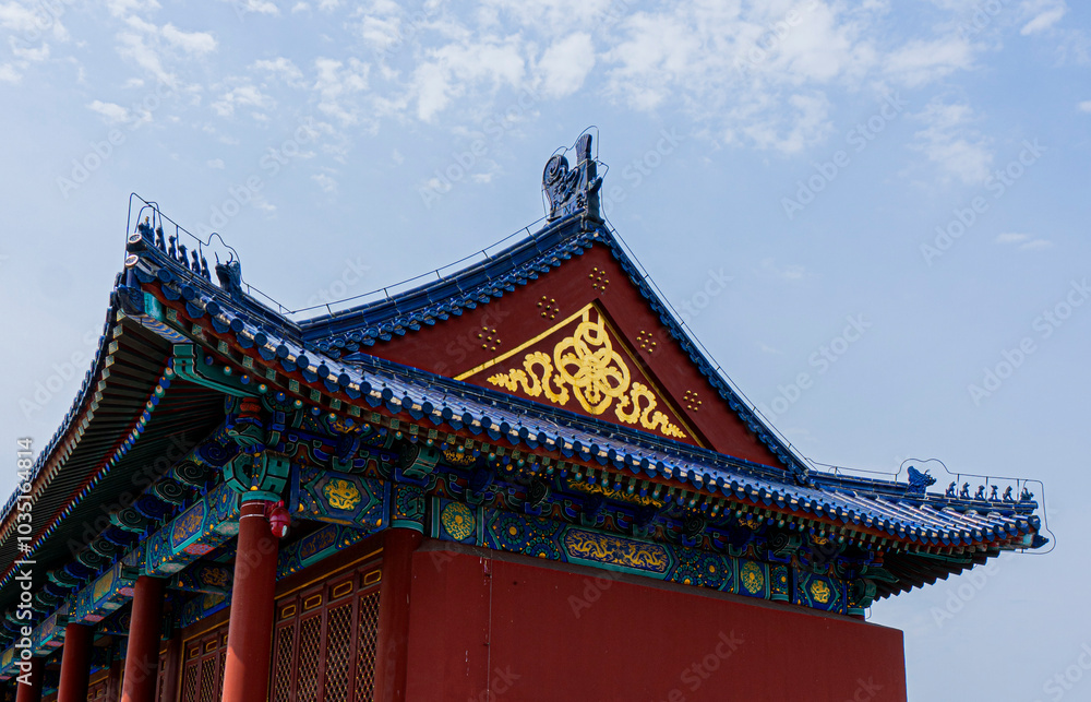 chinese art decoration of temple of heaven, beijing, china chinese art decoration of temple of heaven, beijing, china