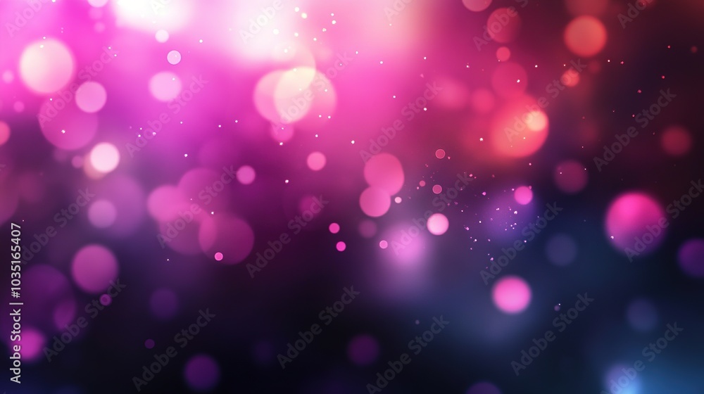 Colorful Abstract Background with Bokeh Effect Colorful Abstract Background with Bokeh Effect