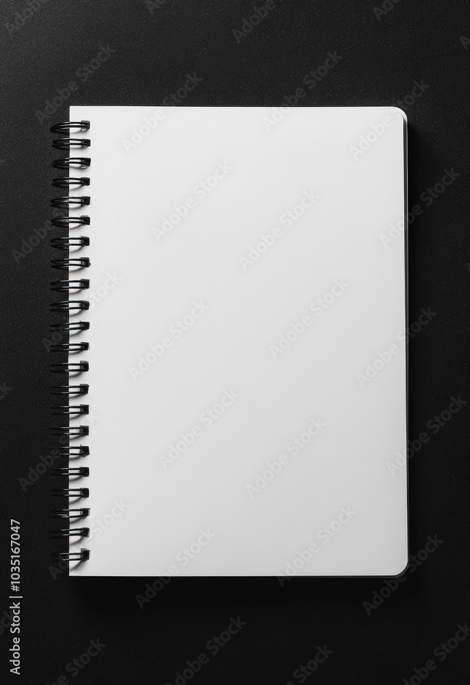 open notebook on dark background open notebook on dark background
