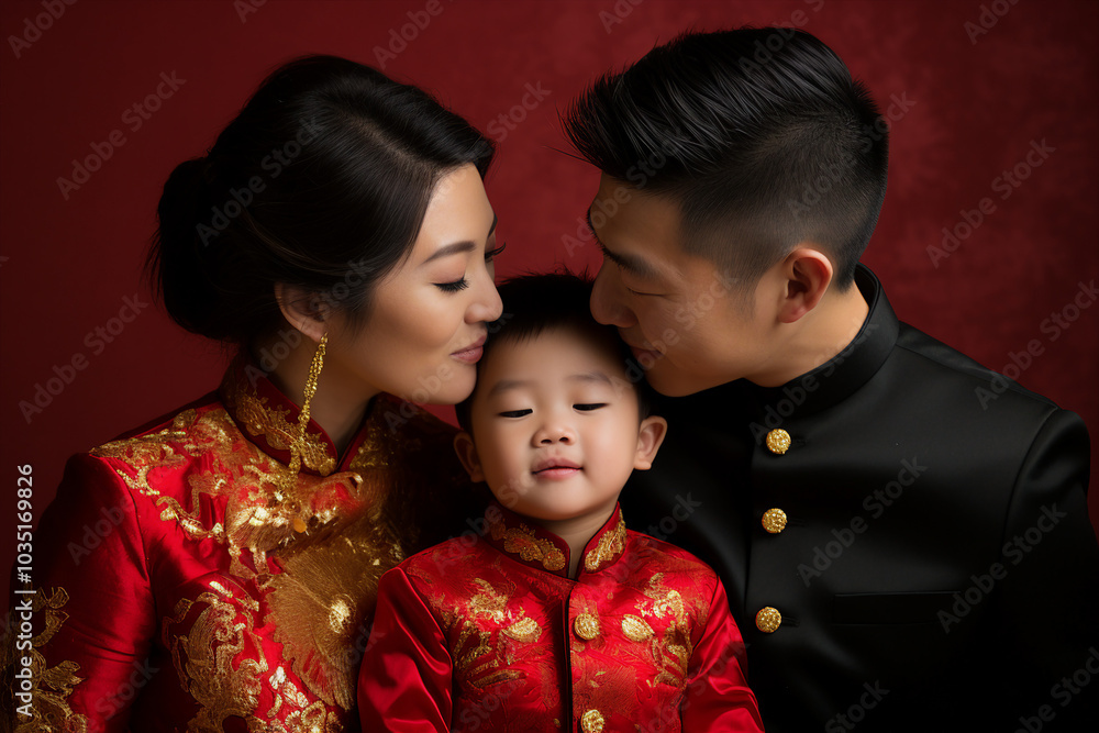 Traditional chinese carnival for new year lunar calendar celebration made with Generative AI tools Traditional chinese carnival for new year lunar calendar celebration made with Generative AI tools