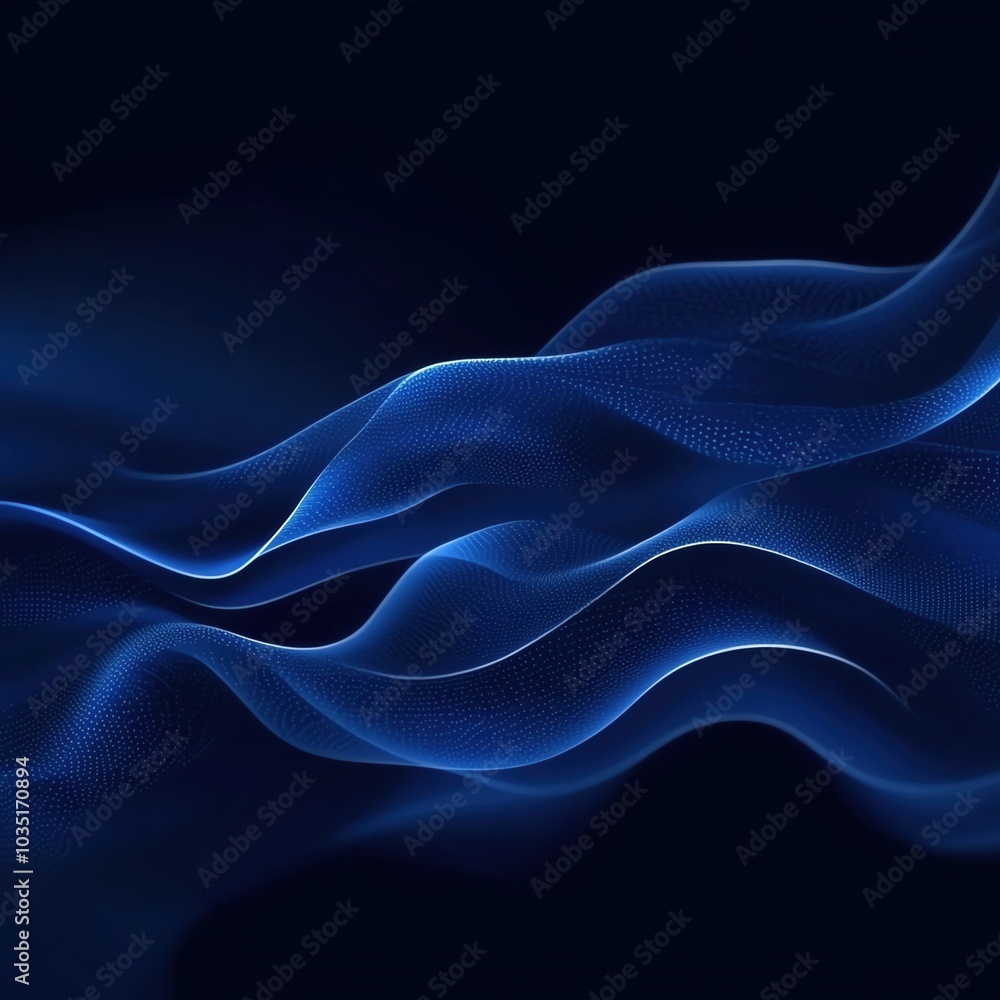 Fototapeta premium Dark Blues, Smooth Modern Relaxing Vibe, Background